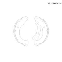 SAPATA FREIO AIRCROSS C3 PICASSO-10/..