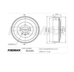 TAMB FREIO AMAROK CD/CS 4X2/4X4-10/21