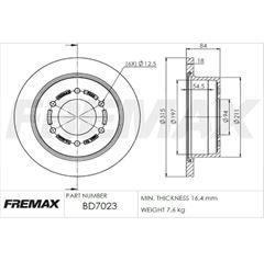 DISCO FREIO TS VENT PAJERO 3.2 08/16