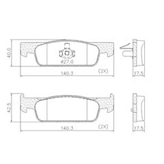 PAST FREIO DT LOGAN/SANDERO 15/..