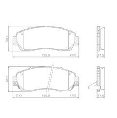 PAST FREIO DT HONDA CRV 2.0 13/17