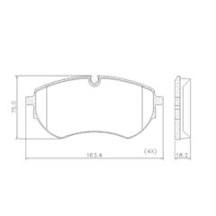 PAST FREIO DT VW AMAROK V6 3.0 17/...
