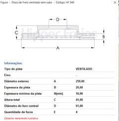 DISCO FREIO DT VENT LOGAN/CLIO-98/16
