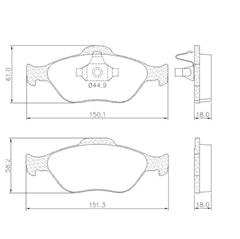 PAST FREIO DT FIEST/ECOSPORT C/ABS-03/17