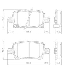 PAST FREIO TS CRUZE 1.4 LT/LTZ 17/..