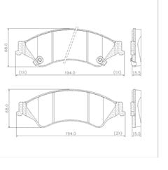 PAST FREIO DT TROLLER T4/RANGER-12/...