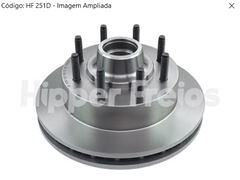 DISCO FREIO DT VENT C/CUBO F250/350 03/.