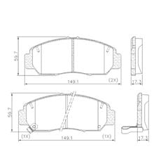 PAST FREIO DT HONDA CIVIC 1.8 2.0-12/16