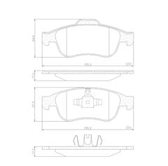 PAST FREIO DT DUSTER/CAPTUR 2.0 16V-11/.