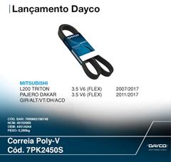 CORR POLY V L200 /PAJERO 3.5 V6 07/17