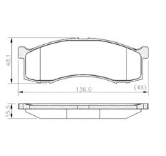 PAST FREIO DT C3 1.0 6V/1.6 16V 22/...