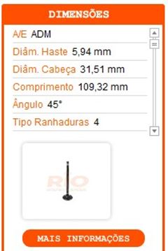 VALV ADM IDEA 1.8 16V ETORQ EVO 14...