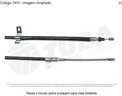 CABO FREIO TS GOL/VOYAGE G5 08/... LE