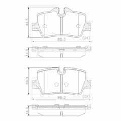 PAST FREIO TS BMW SERIE 1/3 328I 13/23