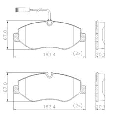 PAST FREIO TS MB SPRINTER 12/. C/SENSOR