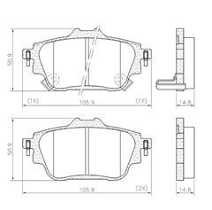 PAST FREIO TS SENTRA 2.0 16V 23/...