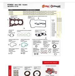 JUNT COMP MT HB20/PICANTO 1.0 3CIL 13/