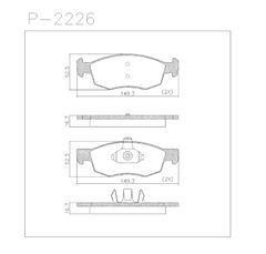PAST FREIO DT STRADA 20/..TEVES