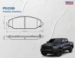 PAST FREIO DT DODGE RAM 1500 20/...