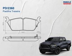 PAST FREIO TS DODGE RAM 1500 20/...