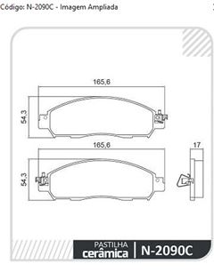 PAST FREIO DT FRONTIER 2.3 4X2/4X4 17/..