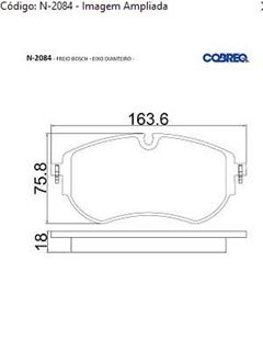 PAST FREIO DT VW AMAROK V6 3.0 17/...