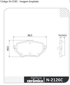 PAST FREIO TS COROLLA 19/...