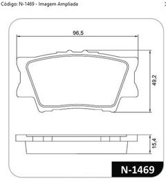 PAST FREIO TS RAV4 05/. COROLLA CROSS 21