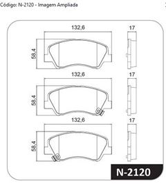 PAST FREIO DT HB20 1.6 20/...