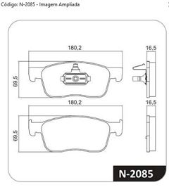 PAST FREIO DT JUMPY/EXPERT 1.6 17/...
