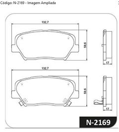 PAST FREIO DT CRETA 1.0/2.0 21/...