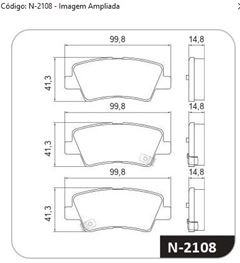 PAST FREIO TS CRETA 1.0/2.0 22/...