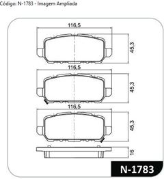 PAST FREIO TS HRV-13/20