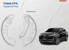 SAPATA FREIO FASTBACK/PULSE 22/...