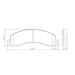PAST FREIO DT/TS F250/F350/F4000-60/19