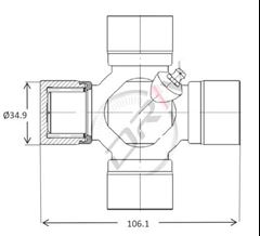 CRUZETA CARGO/MB-LO812/VW-13130-81/03