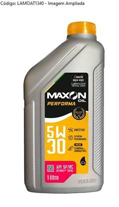 OLEO LUB PERFORMA 5W30 API SP/RC SINTETI