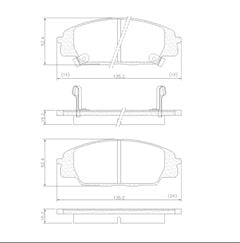 PAST FREIO DT HONDA CIVIC-07/11