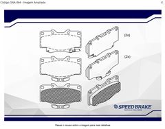 PAST FREIO DT TY HILUX 4X4 92/11